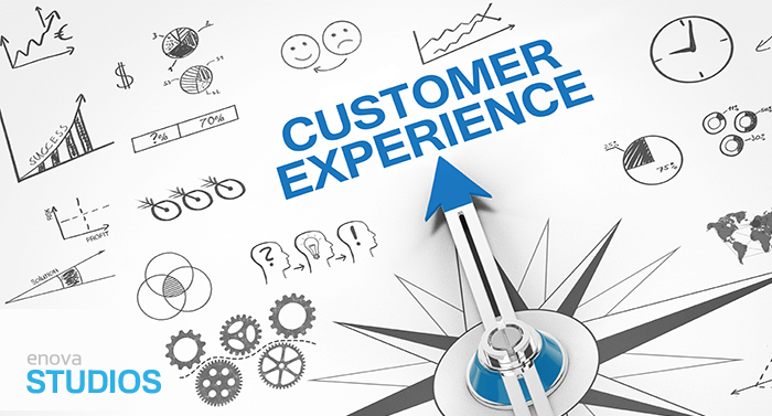 Compass pointing to Customer Experience